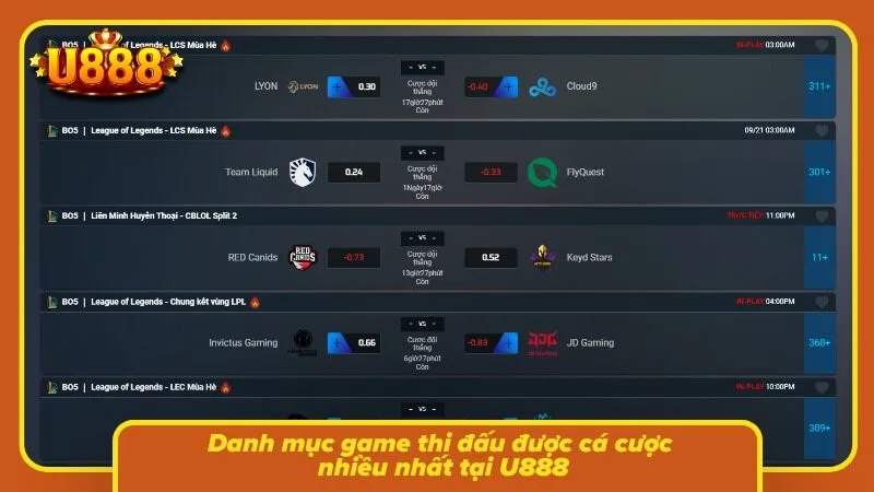 Nhiều tựa game đối kháng xuất hiện trong danh mục thi đấu esports