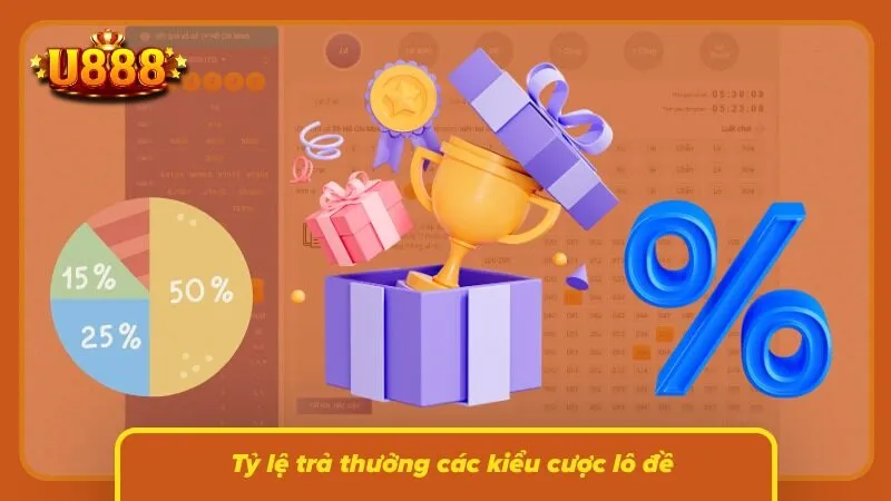 Những mức chi trả khác nhau tạo điểm nhấn trên bảng cược số