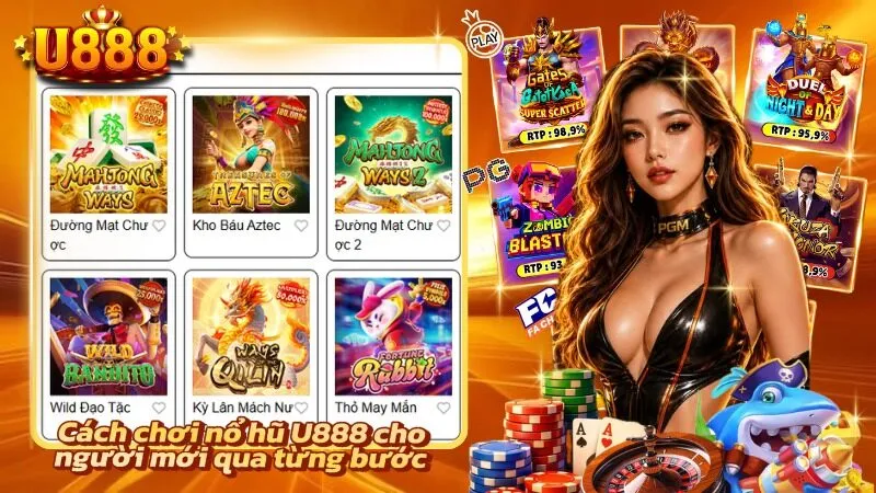 Giao diện chọn game và mức cược được bố trí trực quan